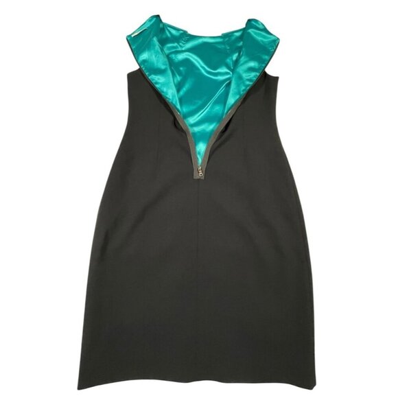 T Tahari Women's Lined Ellen Sheath Dress with Exposed Zipper – Size 6 - Picture 7 of 7